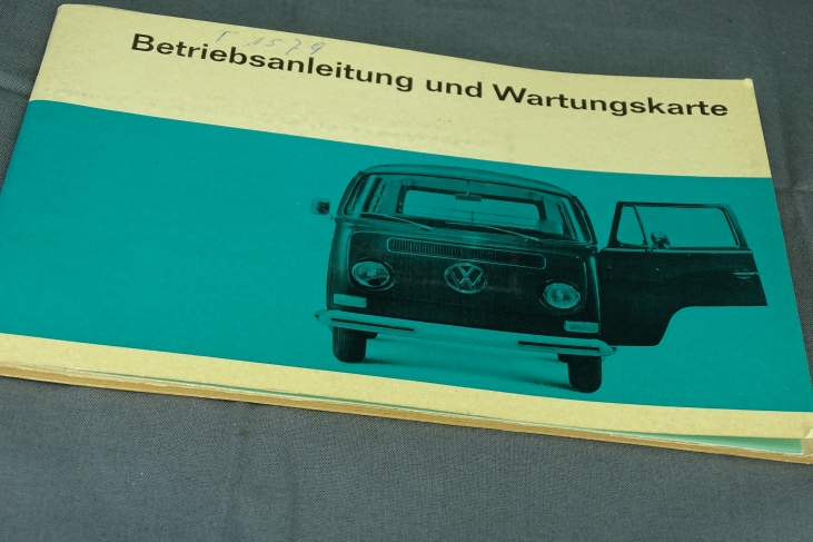 Handleiding Duits T2 1967 met onderhoudskaart