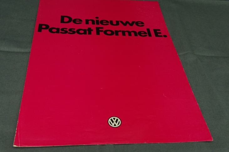 Folder De nieuwe Passat Formel E 1981 Nederlands