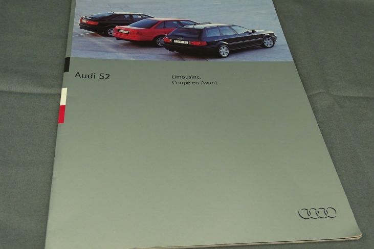 Folder Audi S2 1994 Nederlands