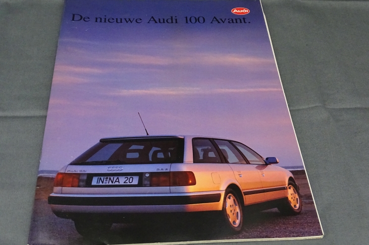 Folder De Nieuwe Audi 100 Avant Nederlands 1991