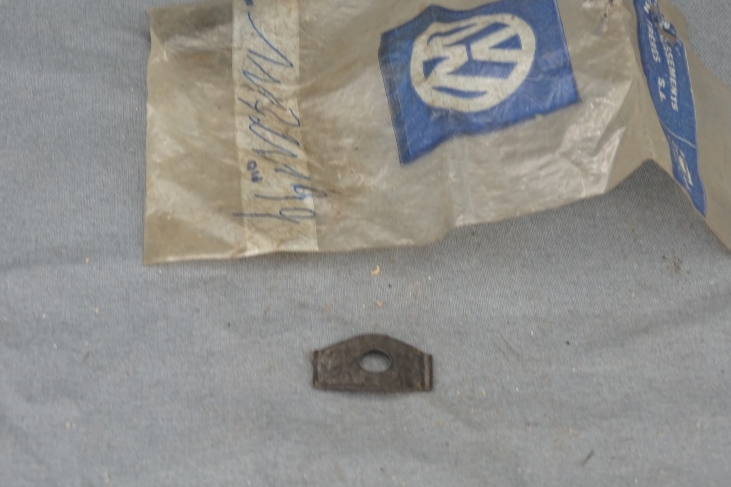 Plaatje rempedaal Vw Kever