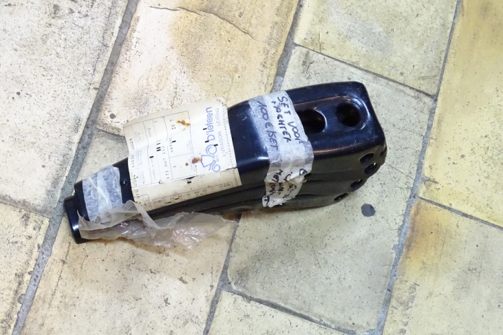 Bumpersteunset Vw Golf 1 voor stalen / chroom bumpers