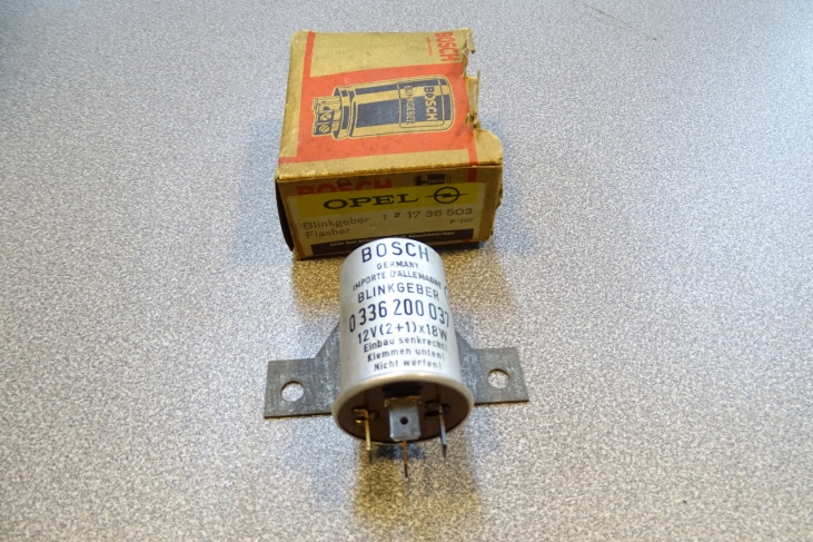 Knipperlicht relais Opel Rekord B + C / Commodore A / Kadett B / Olympia A